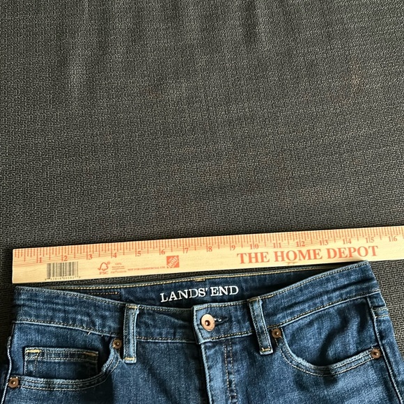 Lands' End Women's Blue Jeans Size 2 - Picture 9 of 12